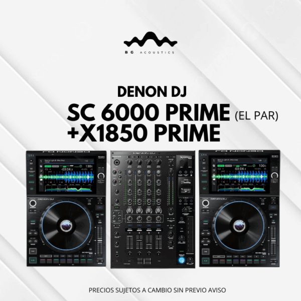 Denon SC6000 PRIME PAR + X1850 PRIME
