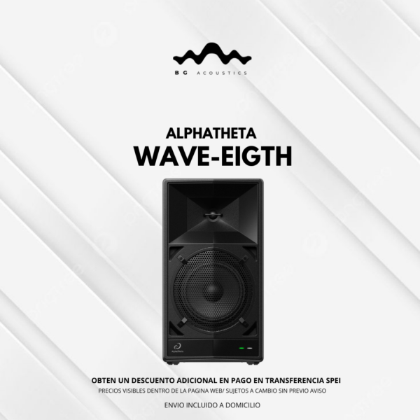 AlphaTheta WAVE-EIGTH bocina activa de 8"con bateria movil