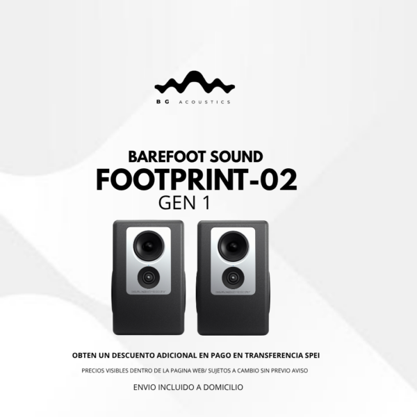 Barefoot Sound FOOTPRINT 02 monitores de estudio