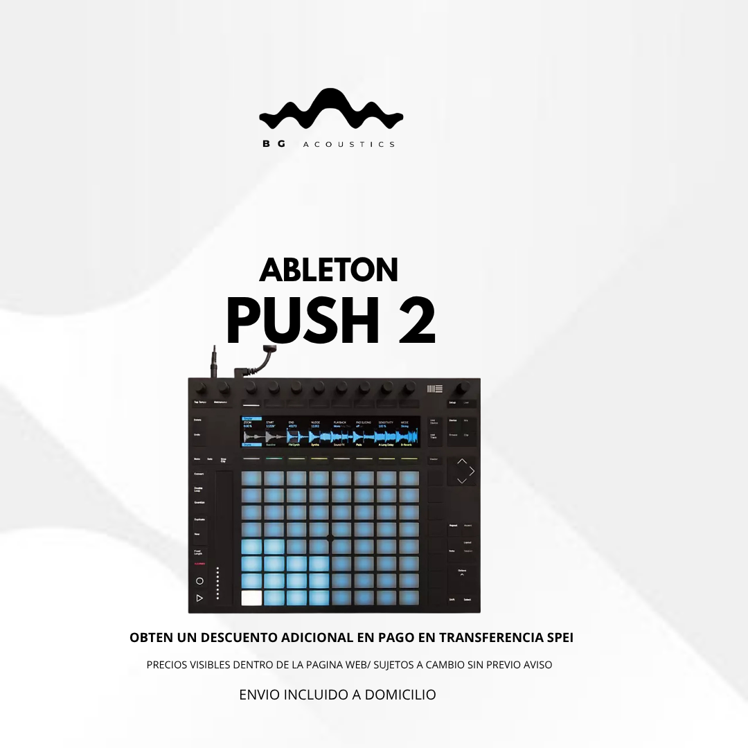 Ableton PUSH2 Pad de 64 - BG Acoustics | Equipos Profesionales de