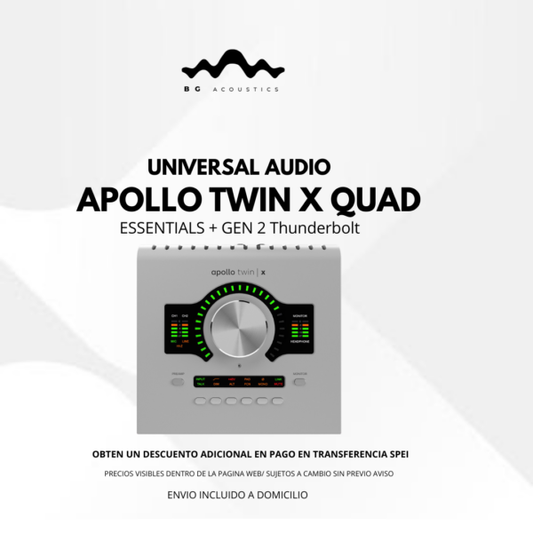 Apollo TWIN X QUAD essentials gen2 thuntherbolt